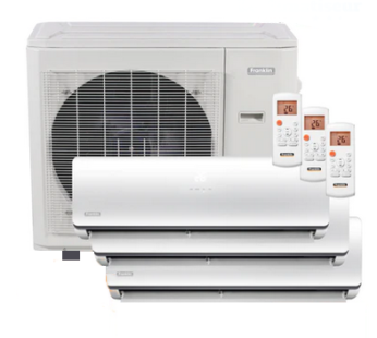 Thermopompe murale triple-zones Franklin 27 000 BTU 22 SEER